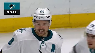 Tomas Hertl scores with a laser shot to the far corner