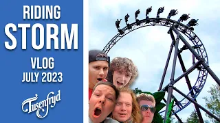 Riding Norway's BEST Coasters | TusenFryd Vlog with The Bois & Americans | Scandi-Trip Day 2