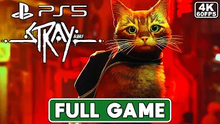 STRAY Gameplay Walkthrough FULL GAME [PS5 4K 60FPS] - No Commentary