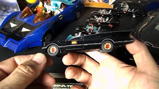 The 6 versions of the corgi 1:43 Scale 1966 Batmobile