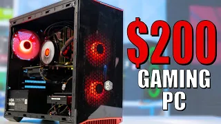 $200 Gaming PC Build 2020! - Intel i5 3470 + RX 560 (w/ Benchmarks)