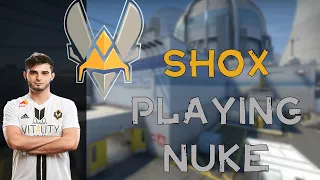 Team Vitality Shox playing CS:GO FACEIT on Nuke (twitch stream)