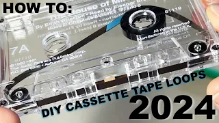 How To: DIY Cassette Tape Loops [2024]