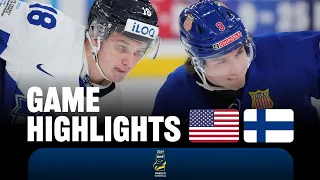 Highlights: USA vs Finland | 2024 #WorldJuniors