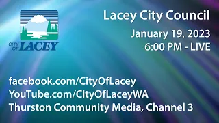 Lacey City Council Meeting - January 19, 2023