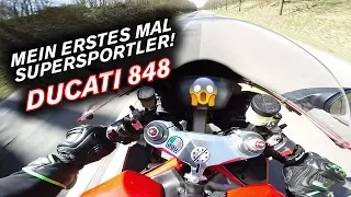 Mein erstes Mal Supersportler - Ducati 848 - Drift Dual Vlog