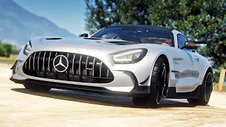 MERCEDES-BENZ AMG VS TANKS | 2020 Mercedes Benz AMG GT Black Series | Chase Me GTA V