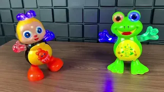 🐝 🐸 Abelha e Sapo bichinhos dançarinos Multiverso Magazine Brinquedos