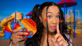 ASMR Girl Tries To Sell You Fidget Toys at Recess (Fidget Toys Are Illegal)🛝🪀 ASMR Fidget Toy Sounds