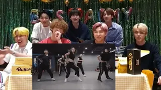 Bts react to throw a fit dance