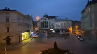 Lviv, Ukraine, air raid sirens