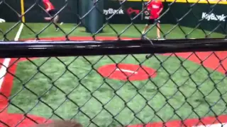 Brooks at mini progressive field