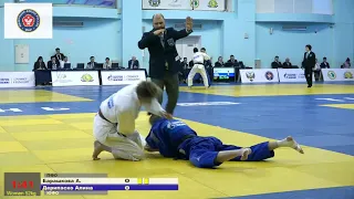 52 kg Барашкова А Дерипаско А 05 03 2020 Т1 Первенство России по дзюдо до 23 лет, ТЮМЕНЬ