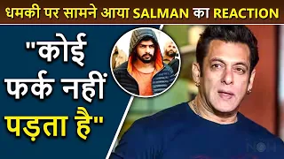 Salman Khan FINALLY BREAKS Silence On Dhamki Controversy By Gangster Lawrence Bishnoi