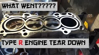 Honda Civic EP3 K20 Type R engine Tear down disassembly