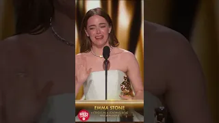 Emma Stone quotes Taylor Swift lyrics as she accepts Oscar for best actress!