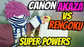 CANON RENGOKU VS AKAZA (Super Powers) | Rogue Demon