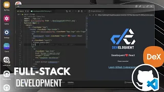 How to use a Tablet to develop Full-stack Apps (VS Code - Github Codespaces Tutorial)