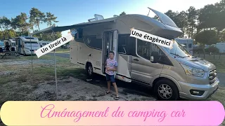 Petit aménagement de notre camping car (Benimar Tessoro 468)...