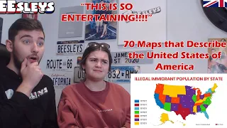 British Couple Reacts to 70 Maps that Describe the United States of America