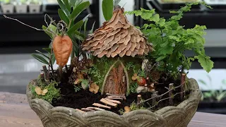 Fairy House Made from the Garden! 🧚🏠💚// Garden Answer