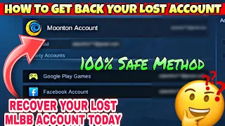 How to Recover Mobile legends account | Moonton account not working | Moonton account switch problem