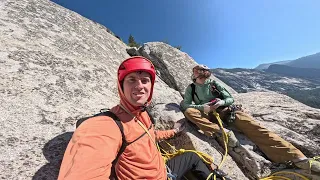 Rock Climbing Royal Arches 2000ft - Yosemite National Park October 28th 2023