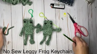 Crochet Leggy Frog Keychain