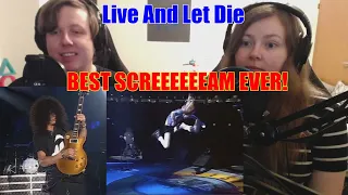 Couple First Reaction To - Gun N' Roses: Live And Let Die [Live]