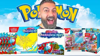 I Opened EVERY Paradox Rift Pokemon Product Ever Made!