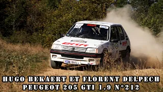 Rallye Terre des Cardabelles 2023 - Peugeot 205 GTI N°212 - Hugo BEKAERT et Florent DELPECH