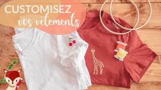 DIY T-shirts brodés