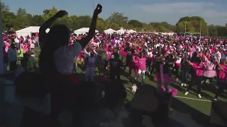 Breast cancer survivors gather for walk to raise money, awareness