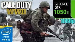 Call of Duty WW2 : GTX 1050 Ti 4GB | Very Low Settings | 1080p