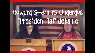 Howard Stern VS Underdog "Presidential" debate skit with Suzanne Muldowney - Underdog Lady from 2007