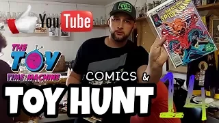 VINTAGE TOY HUNT FLEA MARKET COMICS AND TOYS : THE TOY TIME MACHINE S01E14
