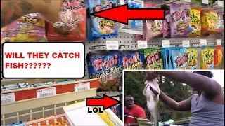 HE CATCHES A TANK ||Do Gummy Worms Catch BASS???||