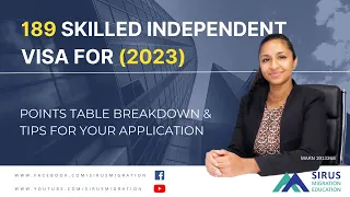 Subclass 189 - Skilled Independent Visa for 2023