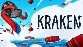 Smashing Ships with Wacky Tentacles! - KRAKEN Gameplay - VR HTC Vive