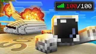 Survivre à un Crash d'Avion réaliste dans Minecraft...