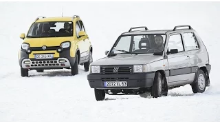 1990 Fiat Panda 4X4 vs. 2016 Fiat Panda 4X4 [COMPARATIF VIDEO] : la malice en héritage