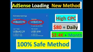 Adsense Loading Method , Free Halal Method , Online Earning in Pakistan by Adsense #adsenseloading