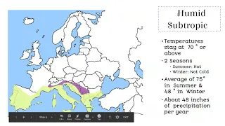 Europe's Climate Zones