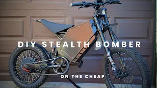 Low Cost Stealth Bomber (Enduro) EBike Overview