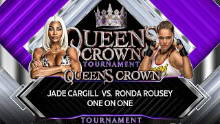 Ronda Rousey Vs Jade Cargill | One On One | Queen Crown