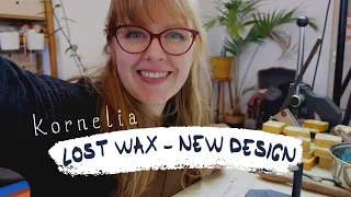Jewelers Studio Vlog - Lost Wax Technique - Creating a new Design in Jewelers Wax