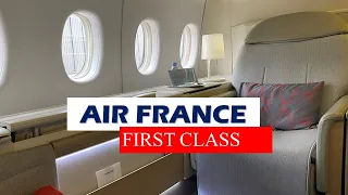 AIR FRANCE FIRST CLASS Paris to New York La premiere and Helicopter for Manhattan