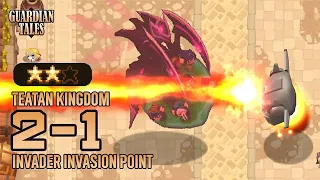 World 2-1 | Invader Invasion Point Pt.1 (ENG Sub | JP Dub)【Guardian Tales】