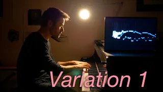 Goldberg Variations Var 1 #BachUpsideDown #negativeharmony