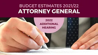 Budget Estimates 2021-2022 - Portfolio Committee No. 5 - 16 March 2022